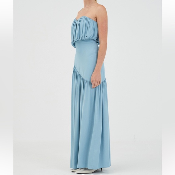 Third Form Dresses & Skirts - Third form SERAPHIC STRAPLESS MAXI DRESS | AQUATIC
